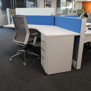 Herman Miller Ethospace, 120 Degree Cluster, Open Environment Workstations