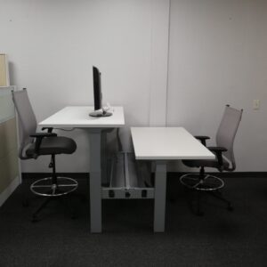 Herman Miller, Dual Height adjustable Bench style Workstations