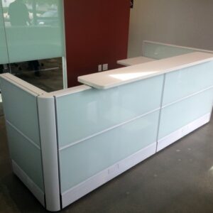 Herman Miller Refurbished Ethospace Reception Desk, 8x4ft