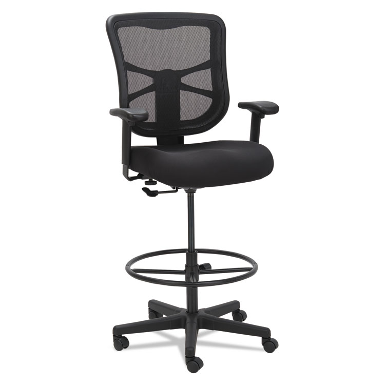 Alera Elusion Series Mesh Stool, Black