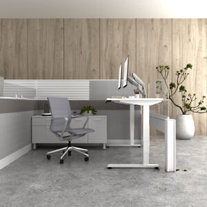 Friant Interra, Seated Privacy Cubicle, 6'0" x 6'0" and 6'0" x 8'0"
