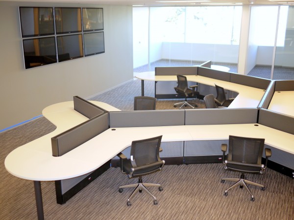 Herman Miller Ethospace 120 Degree Workstations