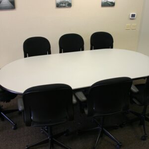 Racetrack Conference Table, 8x4ft, T-Molding