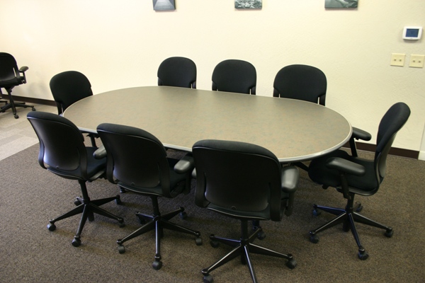 Racetrack Conference Table, Slate Impression