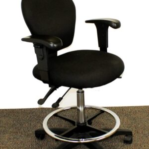 Office Master Stool Chair, Black