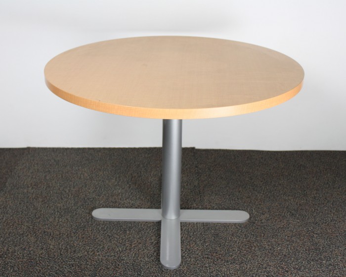 36in. Round Conference Table in Maple