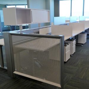 Knoll, Sit to Stand Workstations with Beltline Power and Data