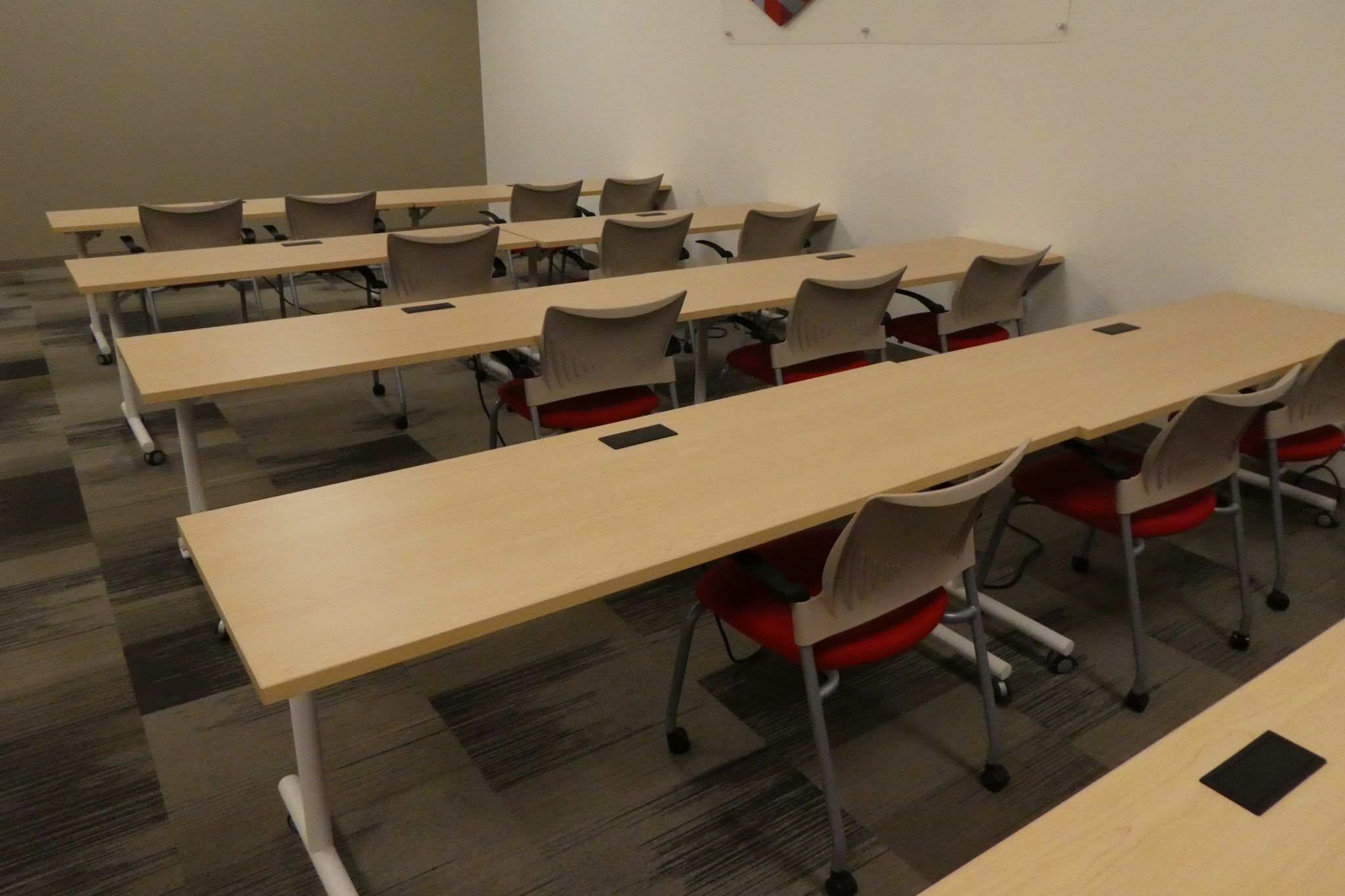 Teknion, Training Table, Nesting with power modules 72"x24"