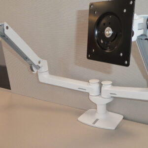 Ergotron Dual Monitor Arm, White
