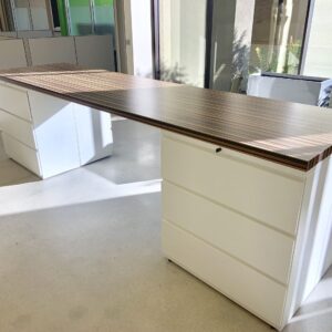 Haworth 3 Drawer Lateral Files with Laminate Top 12'Wx38"Dx39"H
