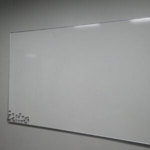 Steelcase Magnetic White Board with Silver Trim 48"x 48"