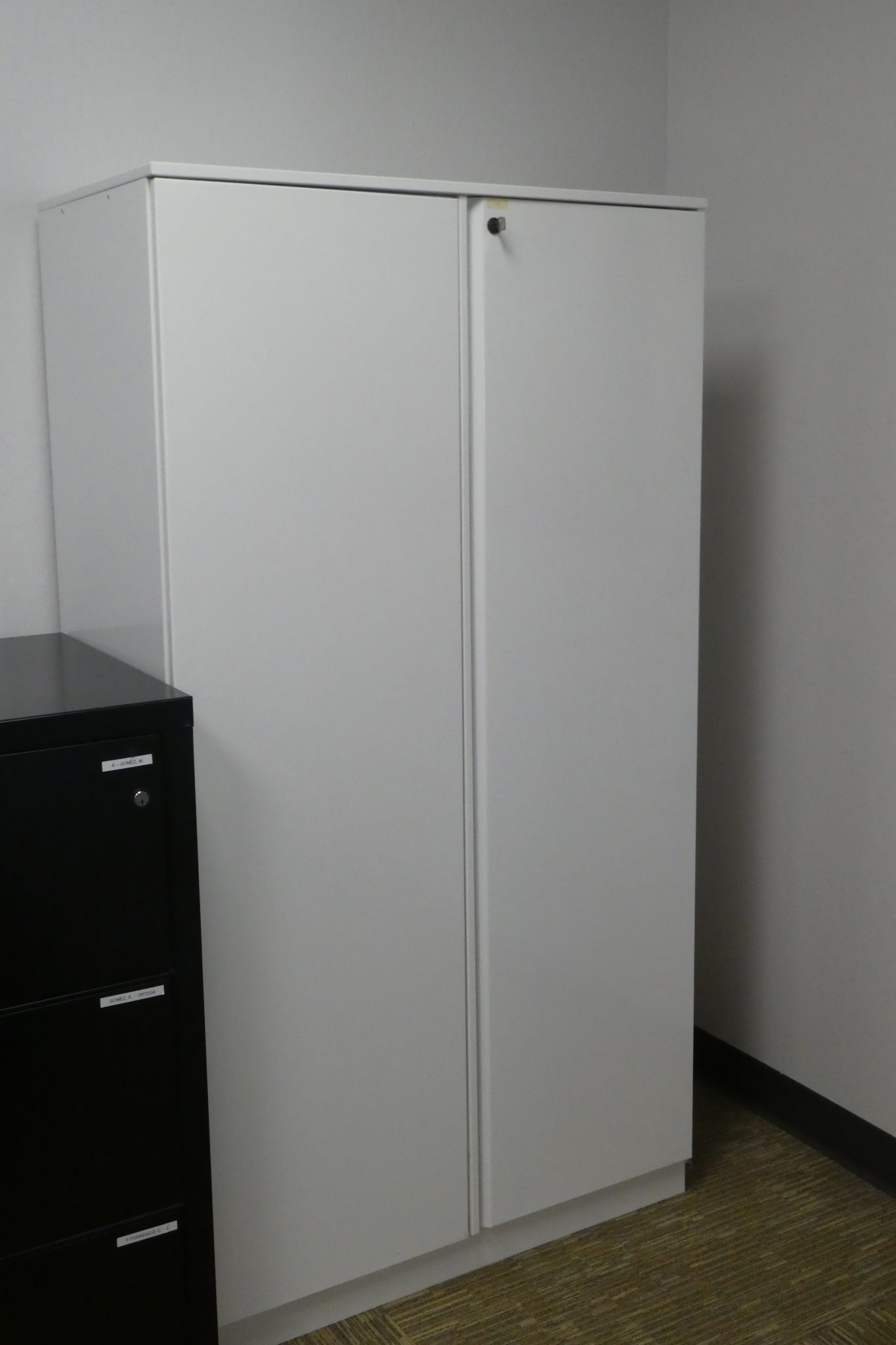 Great Opening White Storage Cabinet 66"H x 36"W x 18"D
