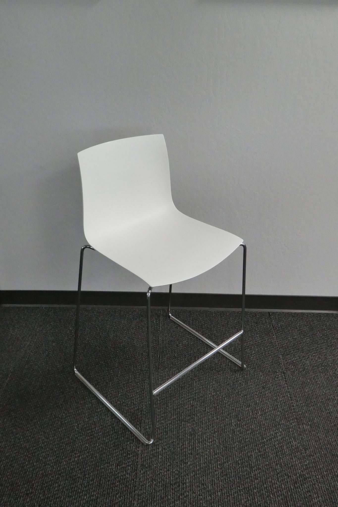 White Arper Catifa Barstool 39"H x 18"W x 16"D