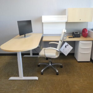 Haworth Compose Private Office with Height Adjustable Base