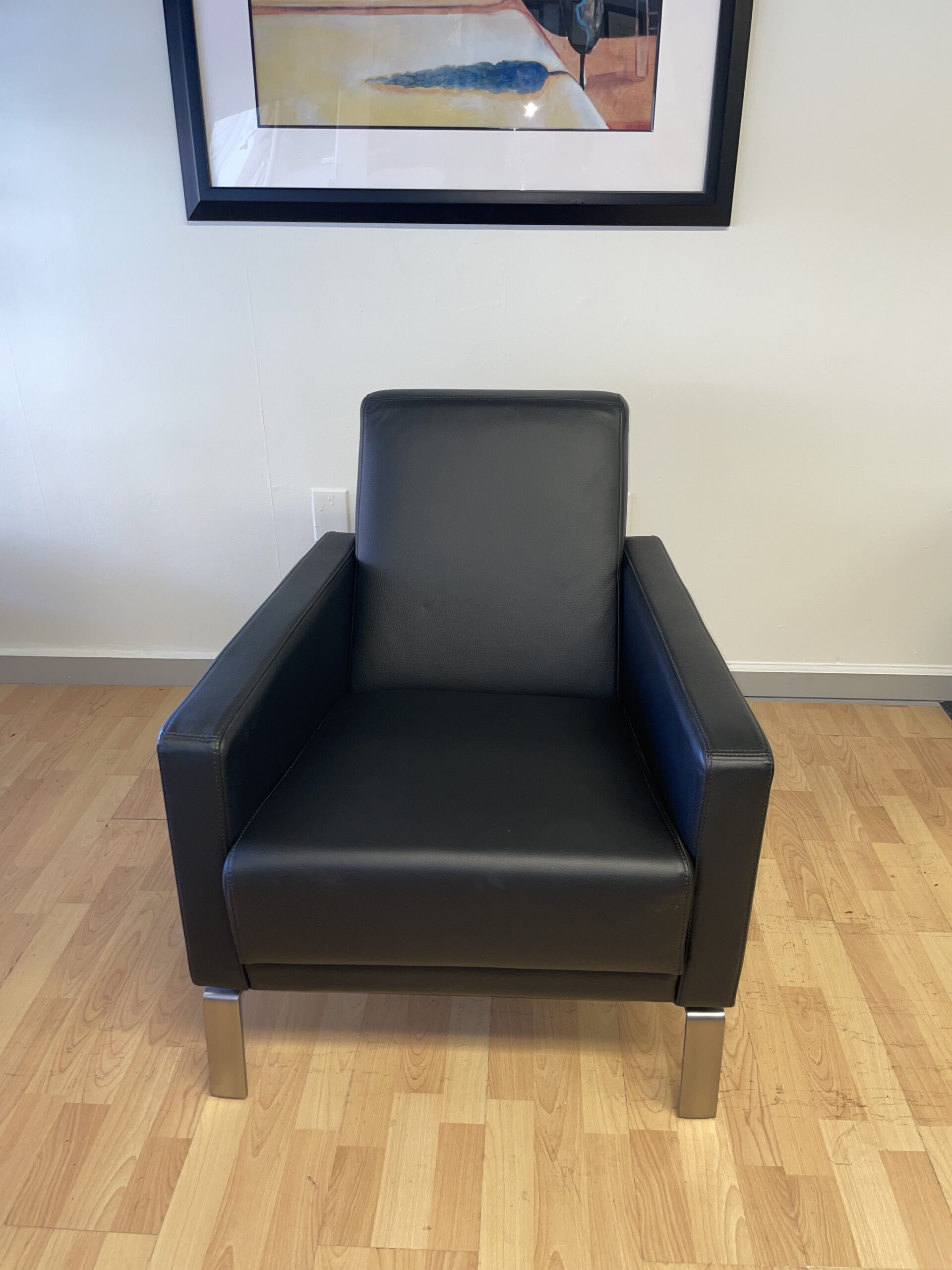 BoConcept, Lounge Chair, Black Leather