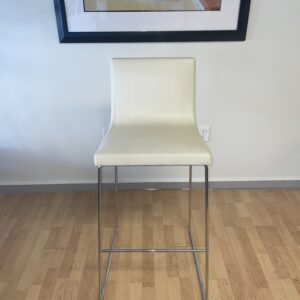 Andreu World, Lineal Comfort, Stool, Bar Height, White