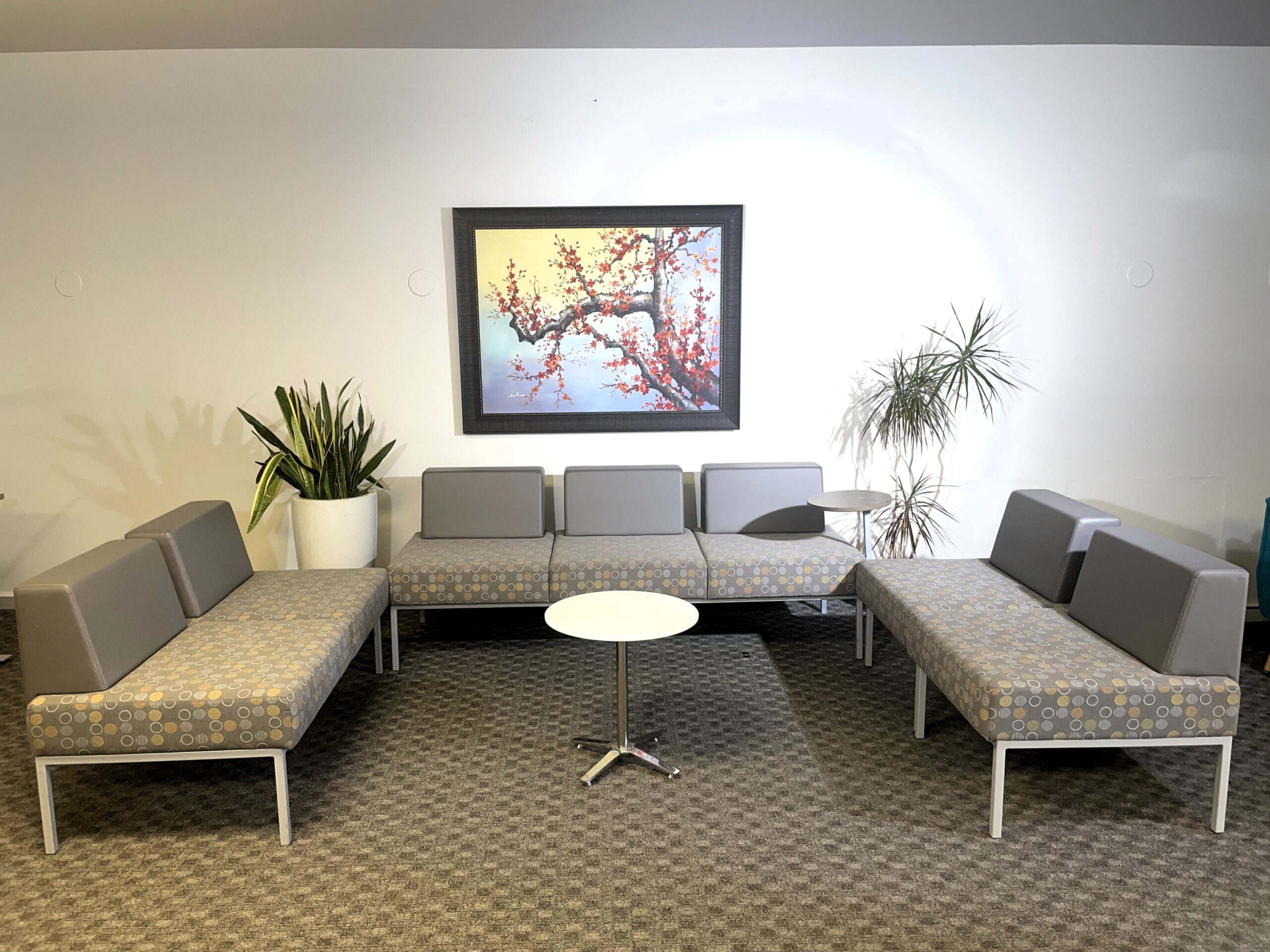 PCF, 4-Piece Lounge Set, Grey and Multi-Colored