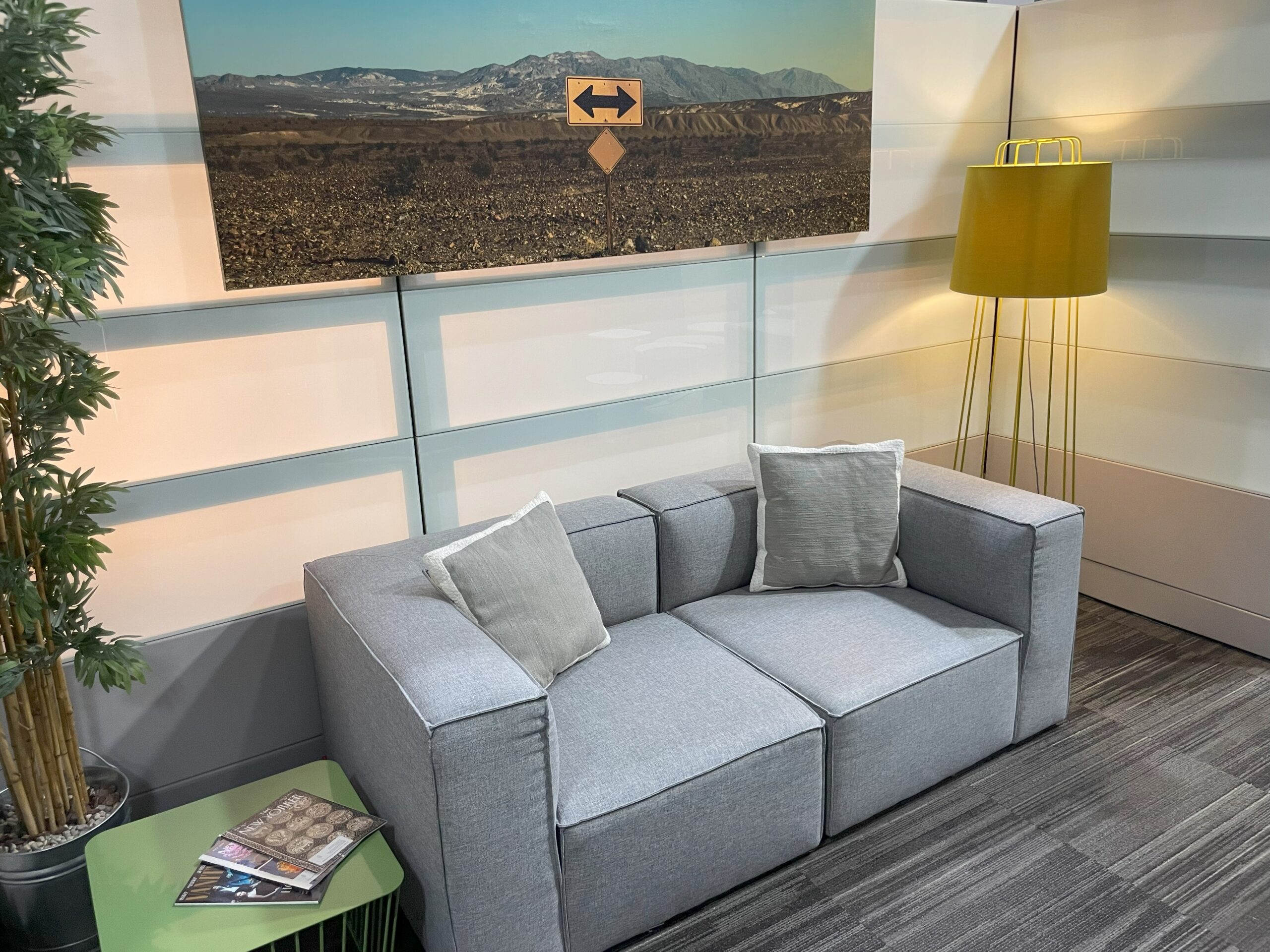 West Elm, 2-Piece Love Seat, Sofa, Heather Grey