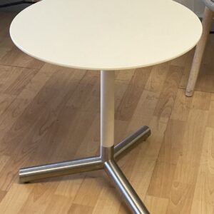 Blu Dot, Sprout Side Table, 20", White with Silver