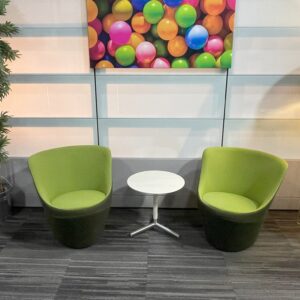 Hightower, Didi Lounge Chair, Spring Green and Brown