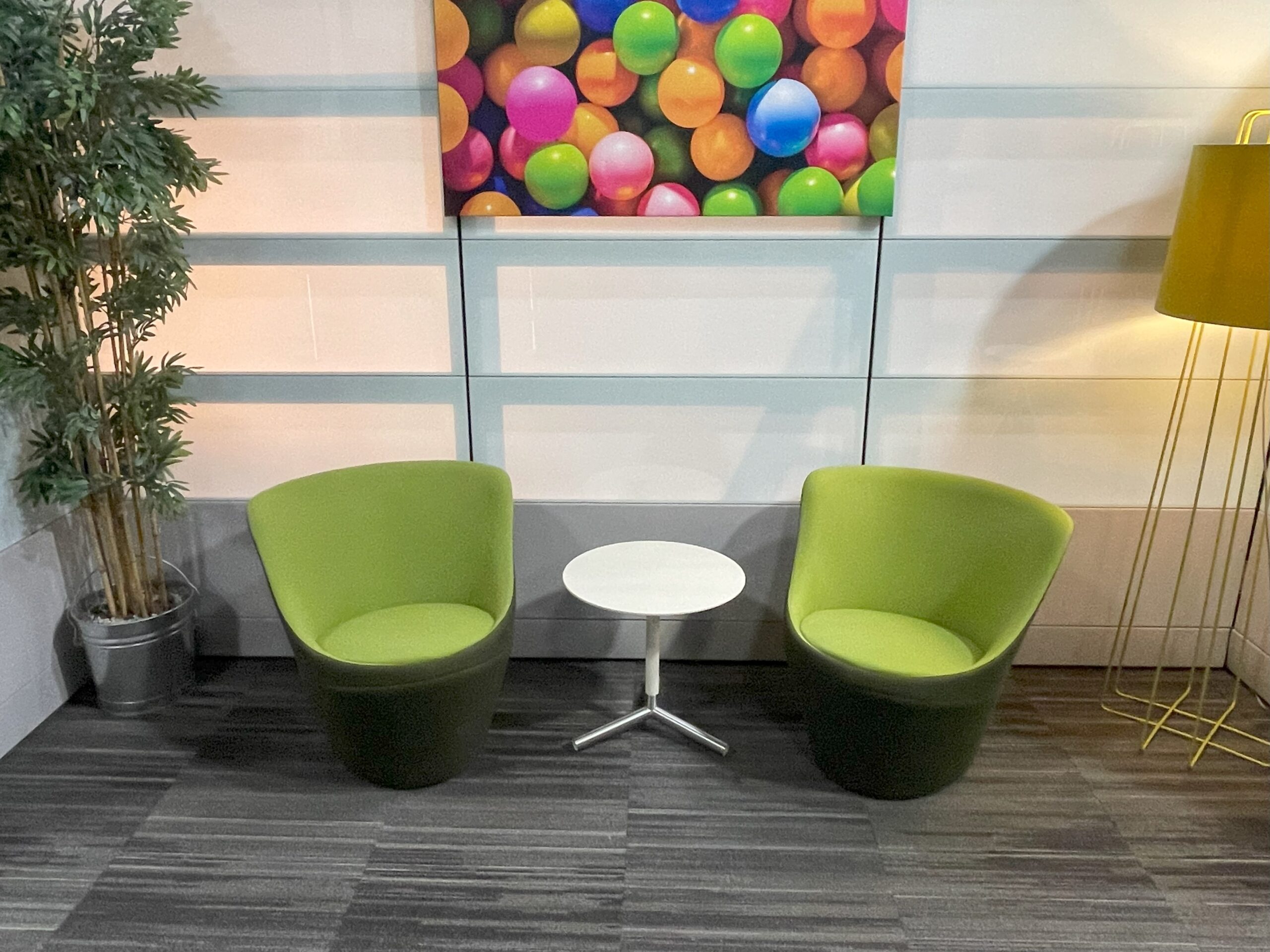 Hightower, Didi Lounge Chair, Spring Green and Brown