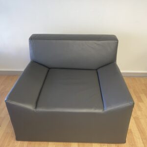 Blu Dot, Lounge Chair, Grey Leather