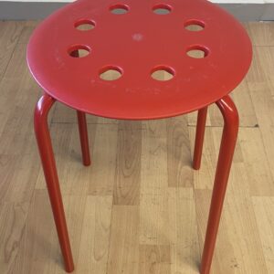 Ikea, Stool, Red