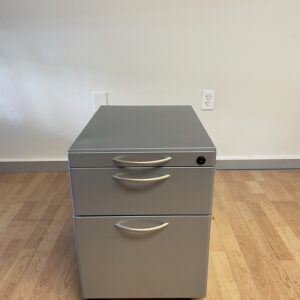 Herman Miller, Mobile Pedestal, 2-Drawers, Grey