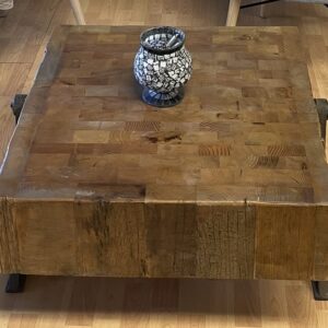 Restoration Hardware Reclaimed Russian Pine Industrial Coffee Table