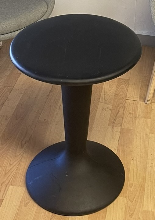Black Ergonomic Stool