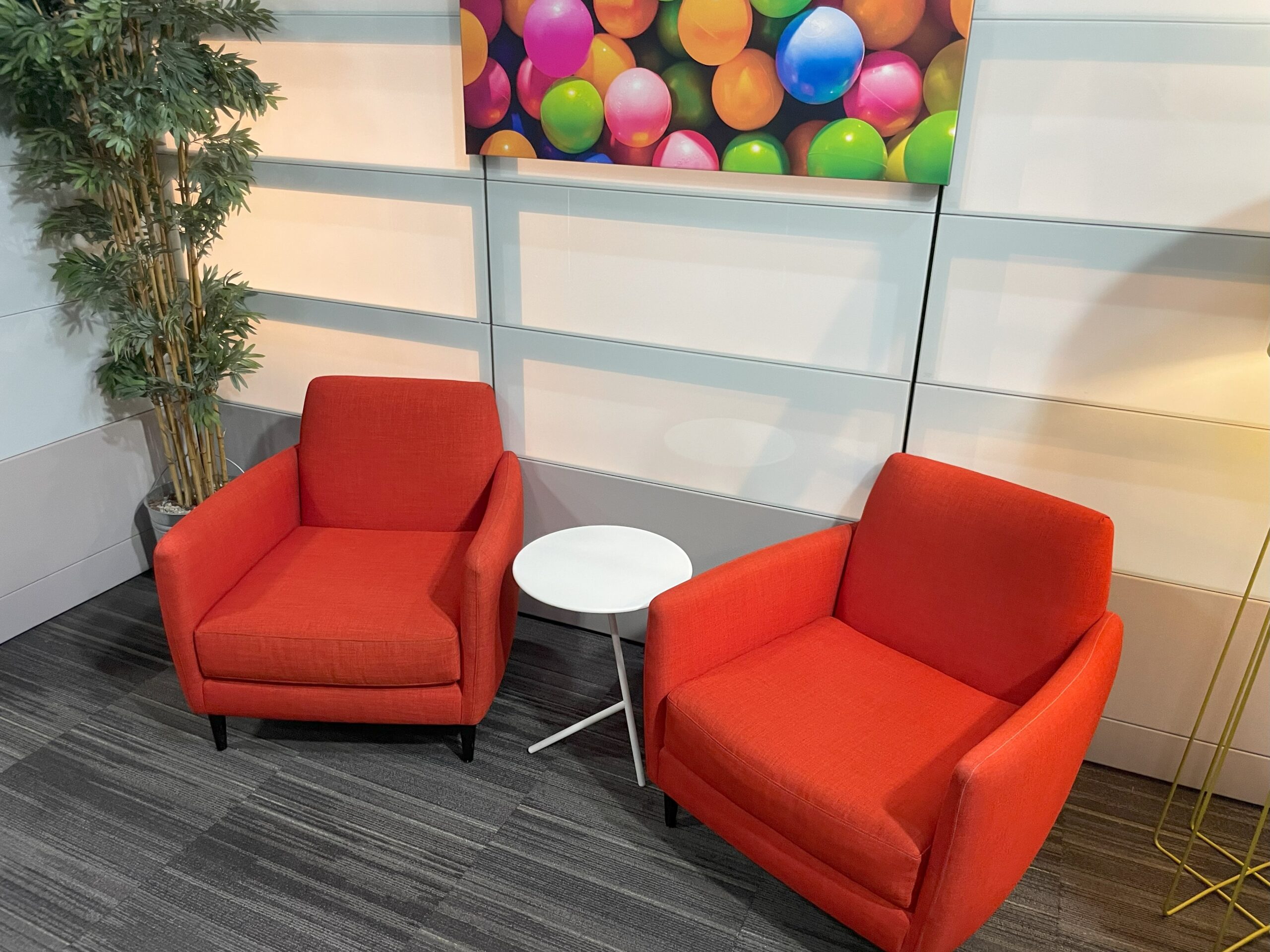CB2, Parlour Chair, Blood Orange